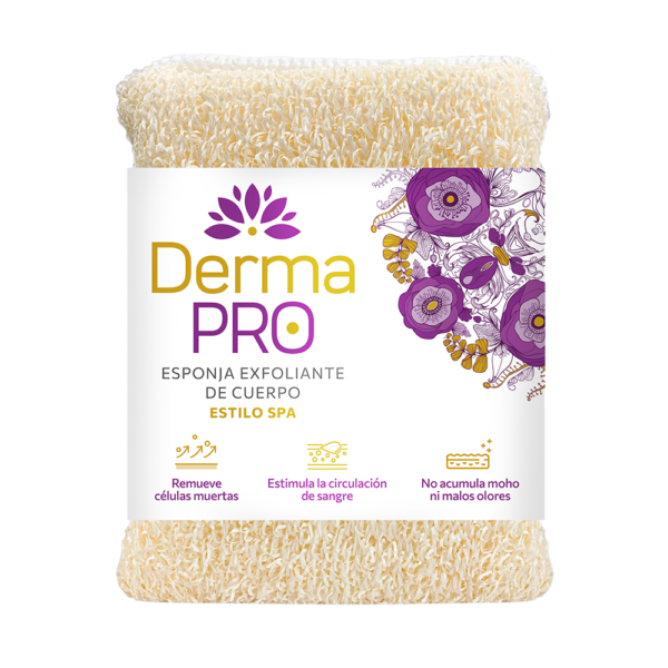 ESPONJA EXFOLIANTE DE CUERPO – DERMAPRO